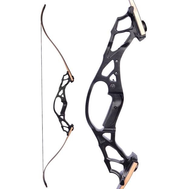 BLACK HUNTER 62" Takedown Recurve Bow 50-60lbs with Aluminum Riser