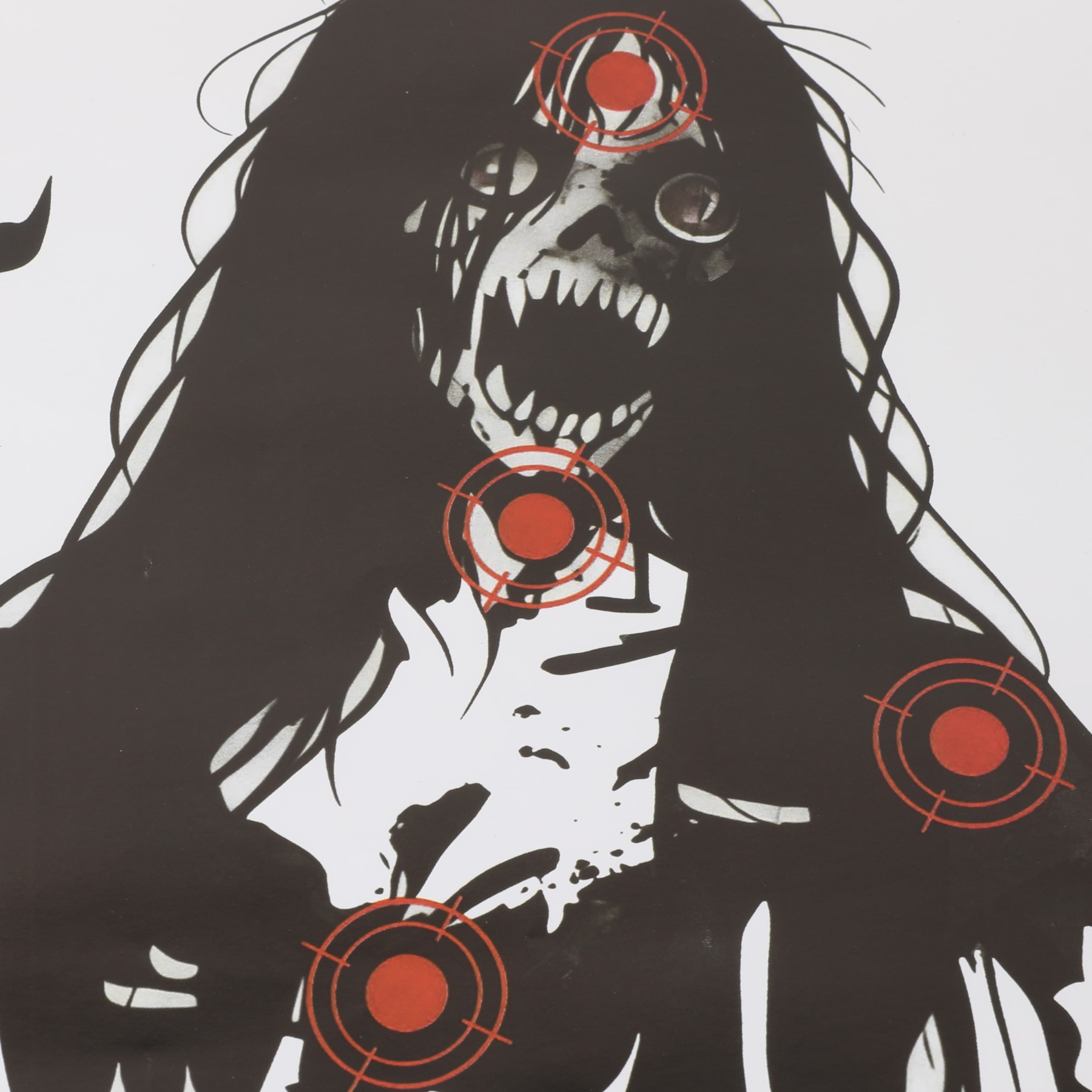 Tactical Paper Target Faces 45×40cm 10 Rings Archery Target Practice