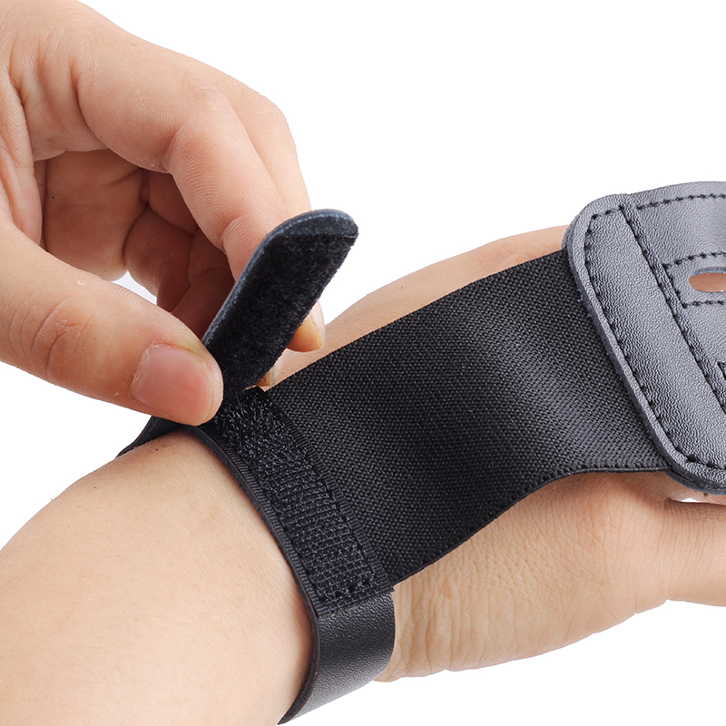 Three Finger Archery Glove Leather Tab Guard