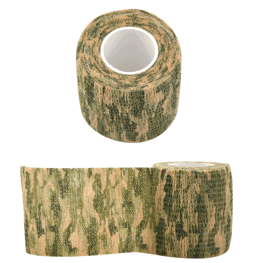 Outdoor Camo Tape Self-Sticking Wrap for Target Shooting Gear