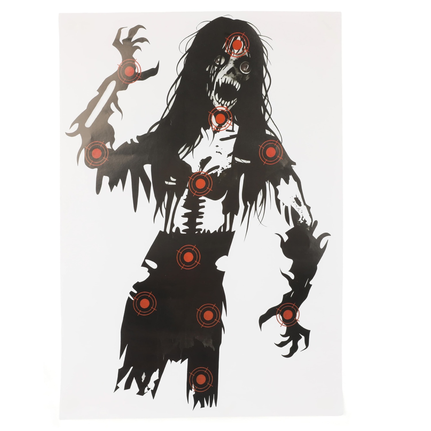 Tactical Paper Target Faces 45×40cm 10 Rings Archery Target Practice