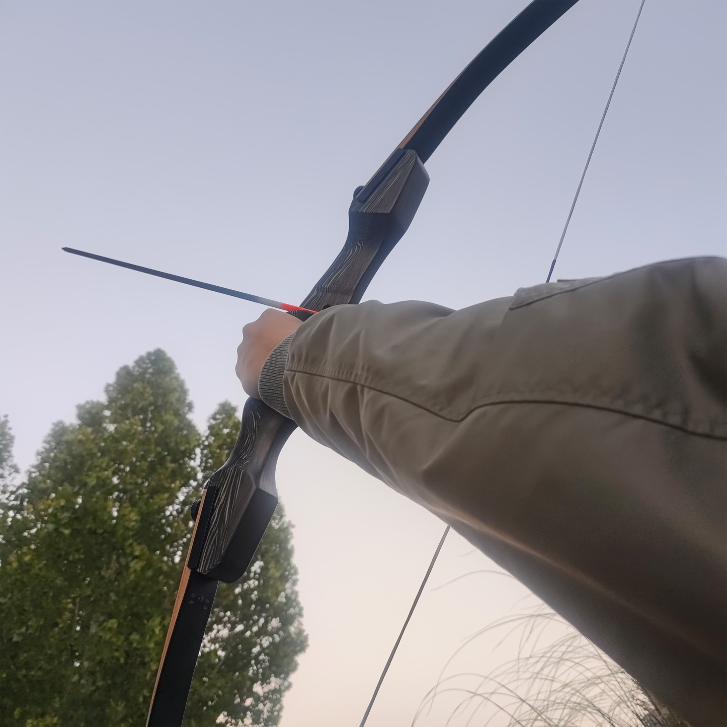 60" Takedown Longbow Recurve Bow 30-45lbs Archery Hunting Target