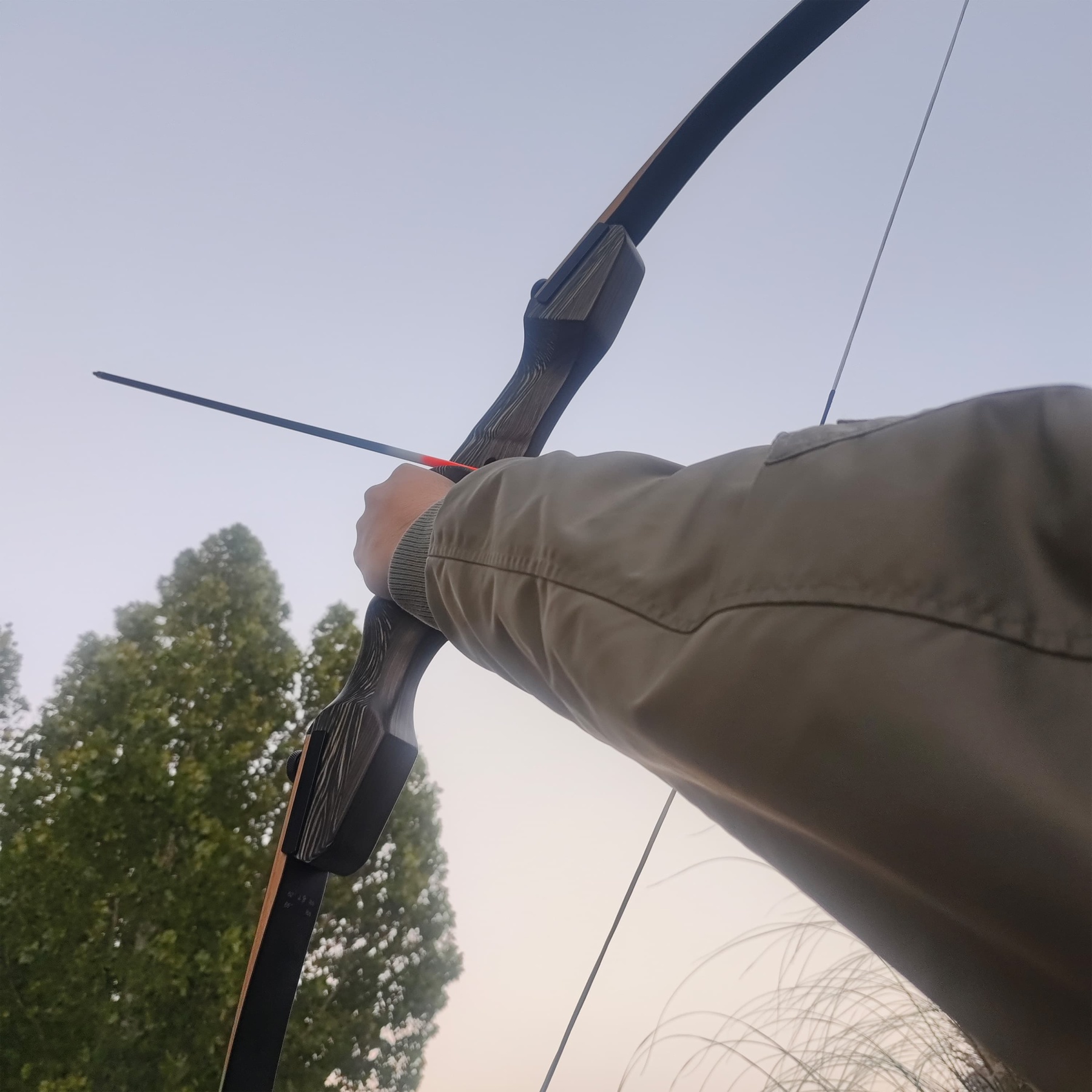 60" Takedown Longbow Recurve Bow 30-45lbs Archery Hunting Target