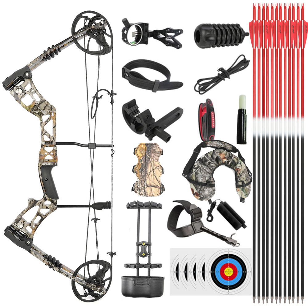 Hunting Compound Bow 30-70 lbs Adjustable Fishing