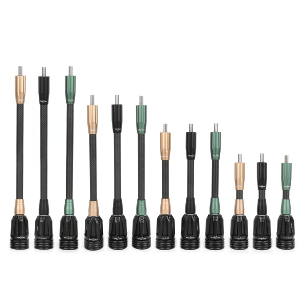 6" 8" 10" 12" Carbon Bow Stabilizer Balance Bar Archery Compound bow Dampener Rod