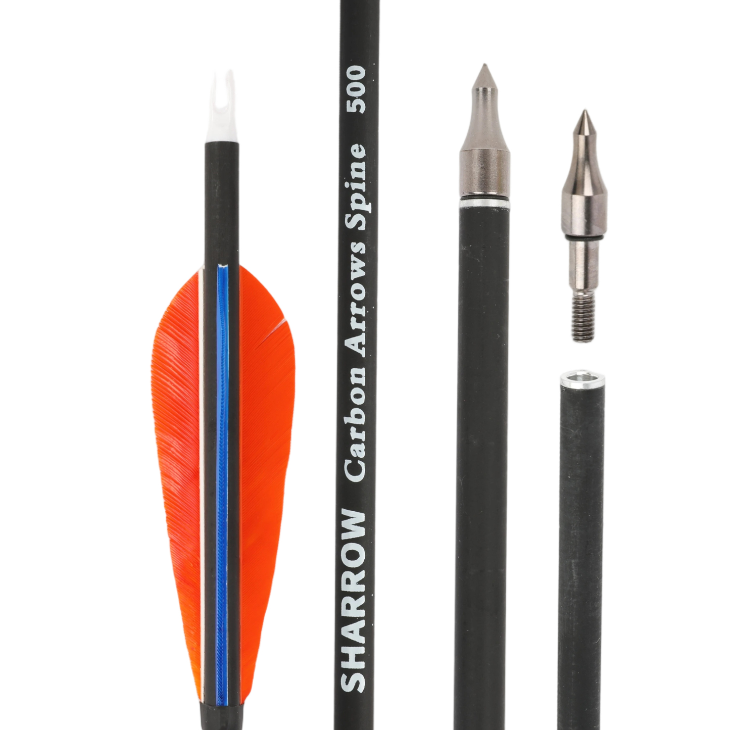 Carbon Arrows Natural Feather Spine 500 Hunting Practice