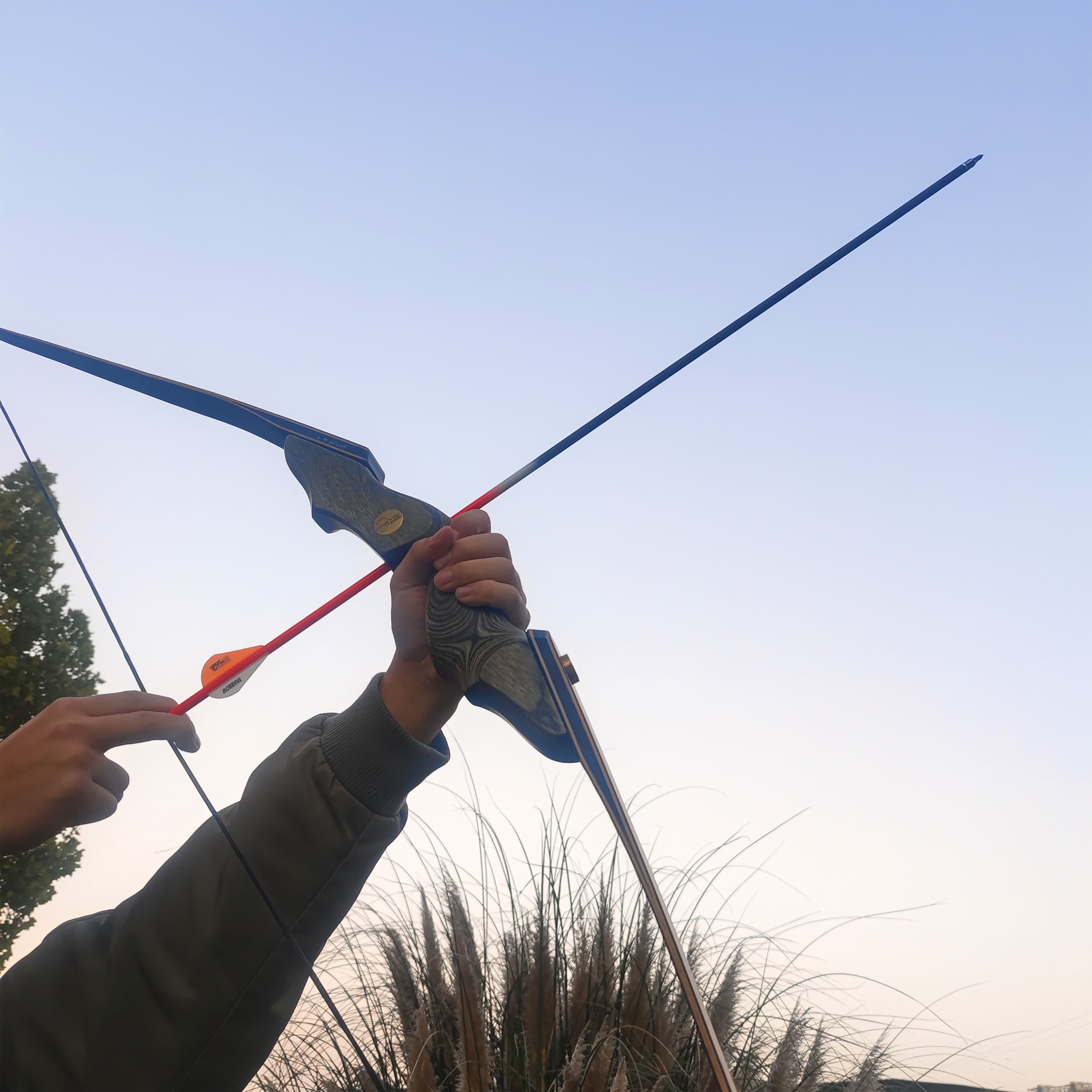 60" Takedown Longbow Recurve Bow 30-45lbs Archery Hunting Target