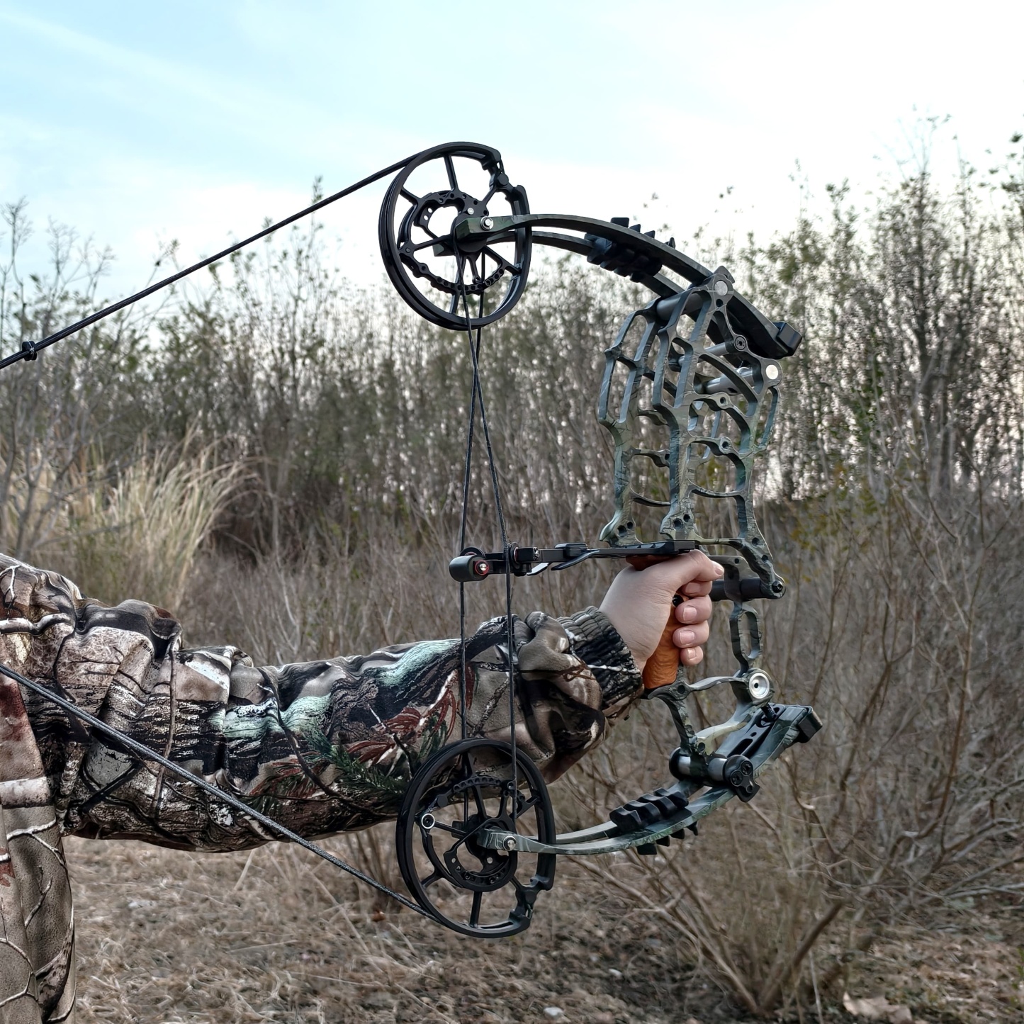 Dual-Use Compound Bow 19" Shoots Arrows Steel Balls 30-70lbs RH LH