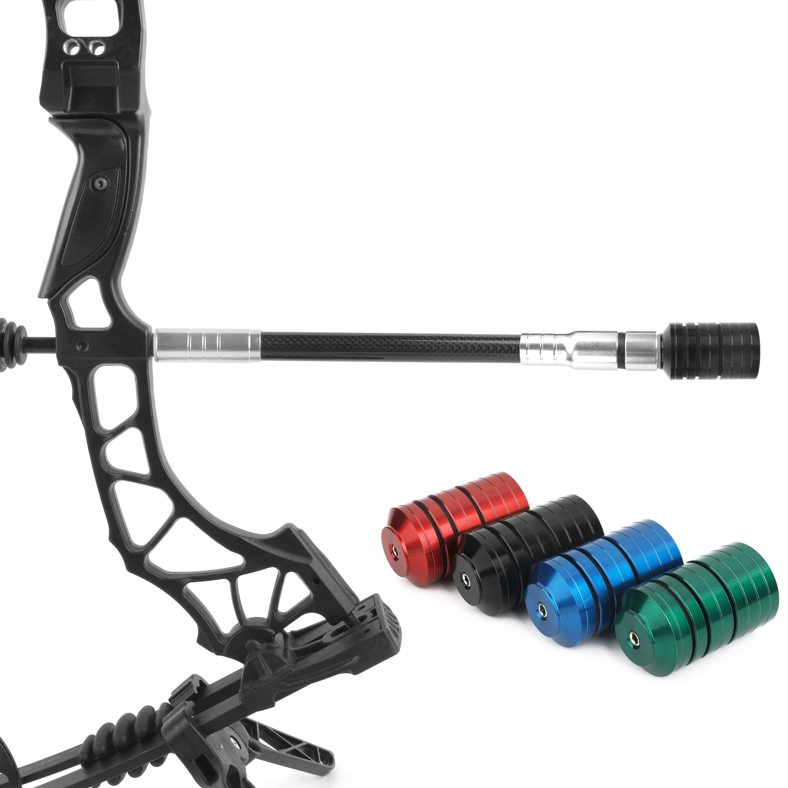 Archery Bow Stabilizer Weight Kit SU303 Stainless Steel Adjustable