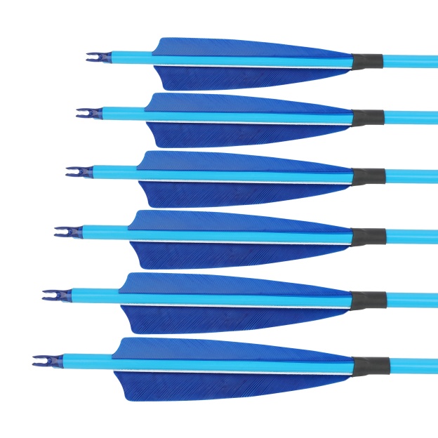 Fletching Carbon Arrows 500 Spine Turkey Feather Target & Hunting