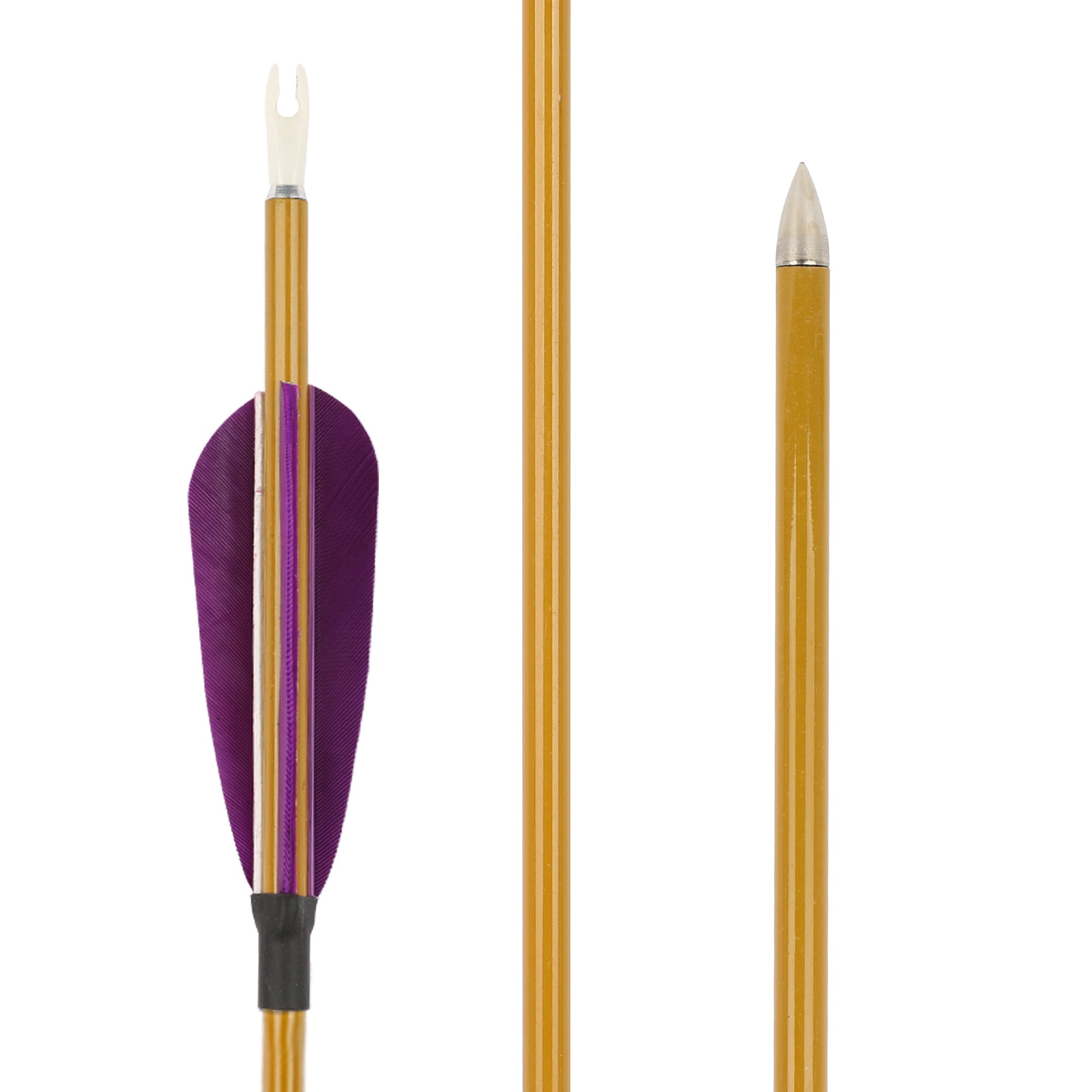 Mixed Carbon Arrows 32" 900 Spine Turkey Feather Target & Practice