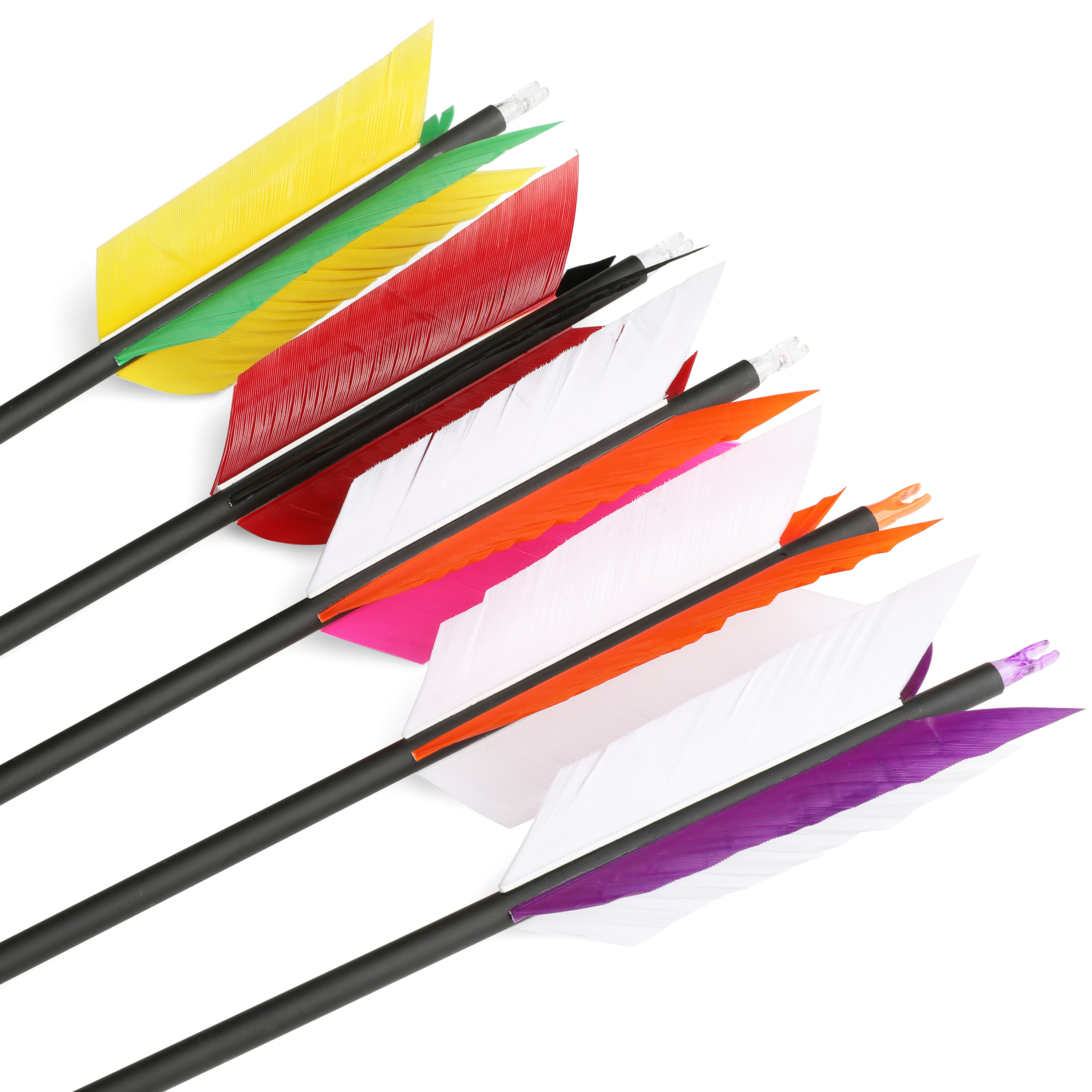 Carbon Arrows Turkey Flu-Flu Feather Spine 500 Recurve Bow Hunting