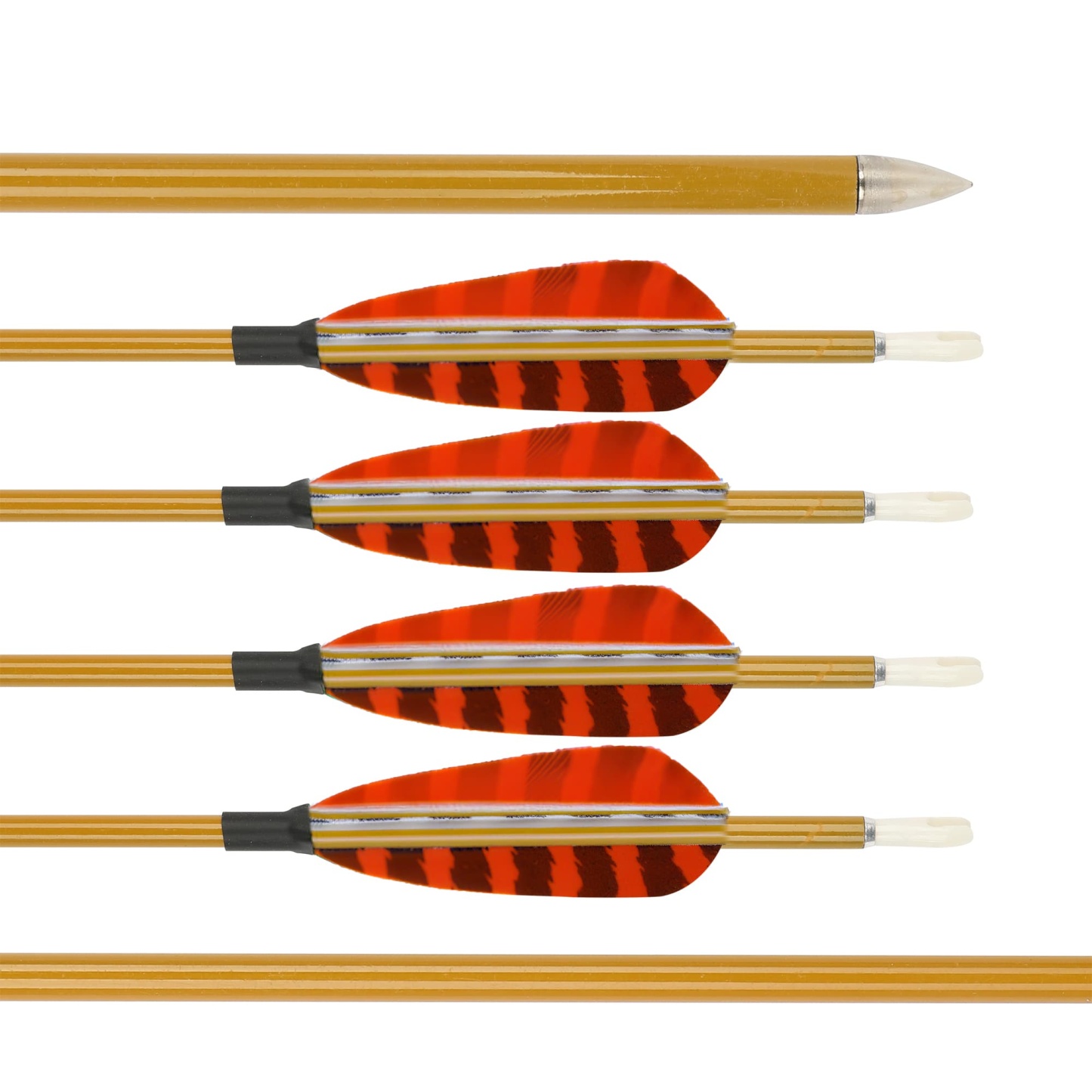 Mixed Carbon Arrows 32" 900 Spine Turkey Feather Target & Practice