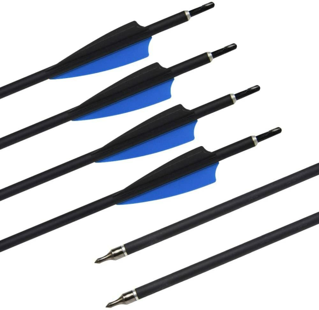 500 Spine Carbon Arrows Target & Hunting Compound & Recurve Bows