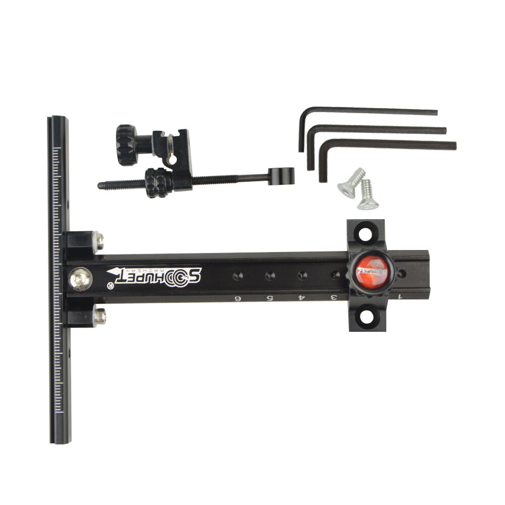 Olympic Recurve Bow Sight Beginner 1 Pin 6" Adjustable Universal