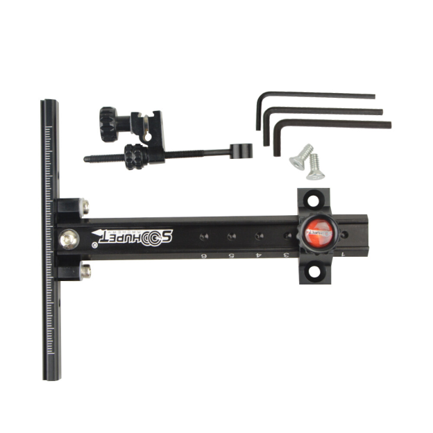 Olympic Recurve Bow Sight Beginner 1 Pin 6" Adjustable Universal