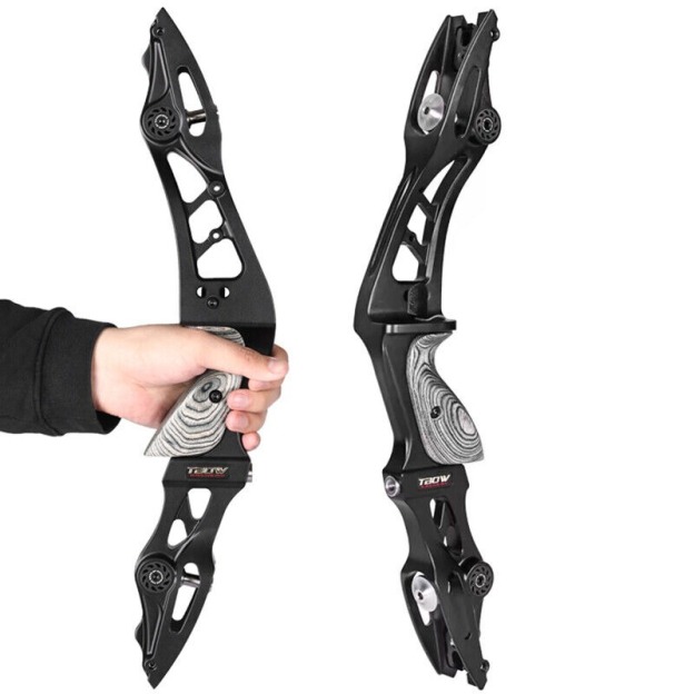 TBOW F263 19" ILF Recurve Bow Riser CNC Aluminum Hunting Target RH