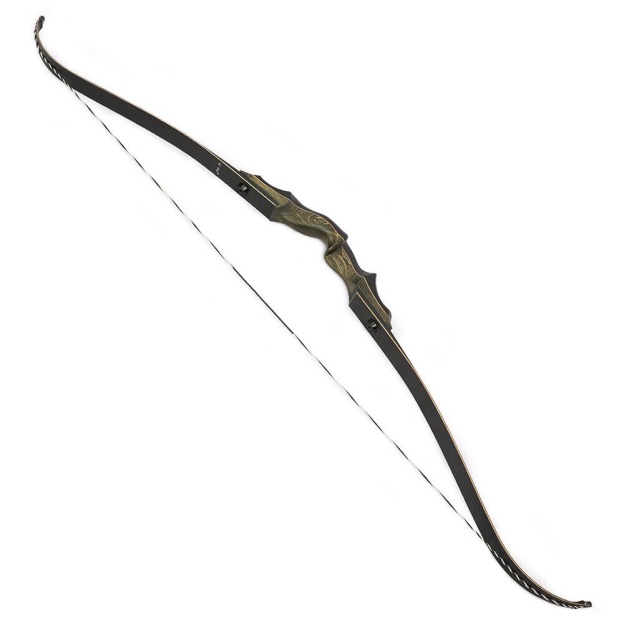 62" Takedown Recurve Bow Wooden 20-60lbs American Hunting Shooting