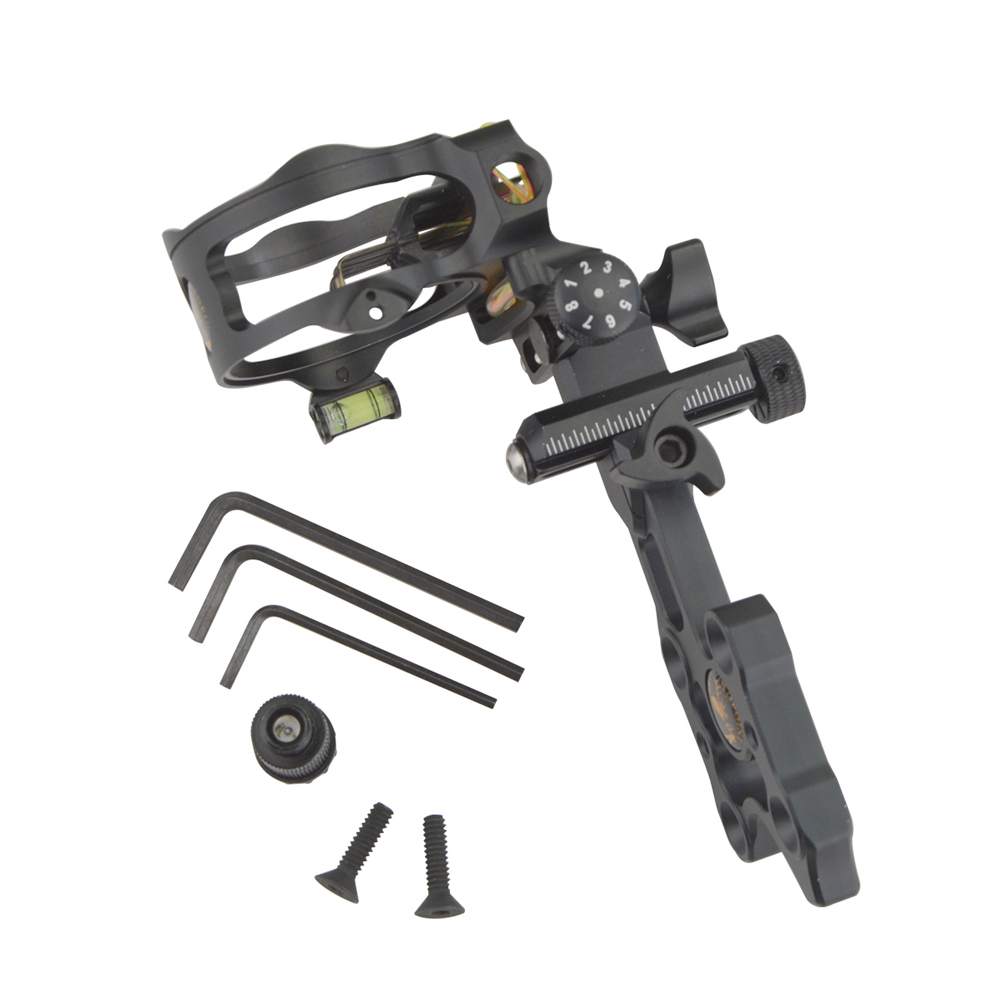 Toppoint DB8170 0.019 Fiber Optic Sight with Micro Adjustments, Aluminum Alloy