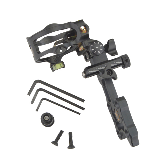 Toppoint DB8170 0.019 Fiber Optic Sight with Micro Adjustments, Aluminum Alloy