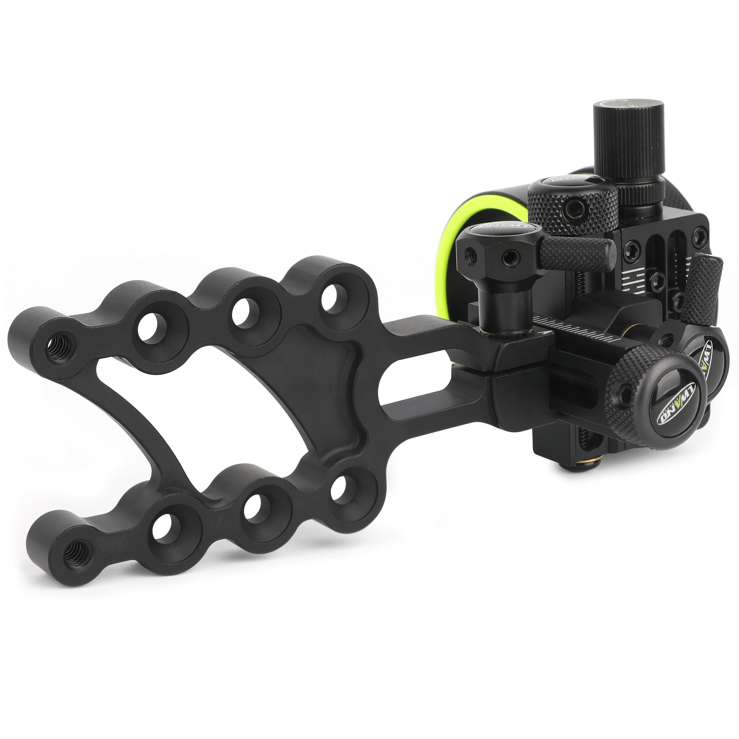 Right-Handed Alloy Compound Bow Sight, 4-Way Micro-Adjustable 0.019" Fiber