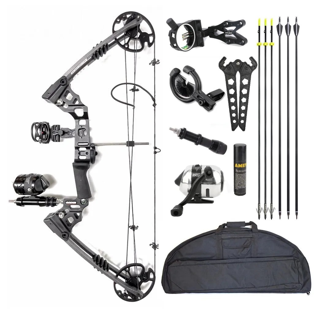 JUNXING M120 Compound Bow Fishing Set LH/RH Beginner Hunting