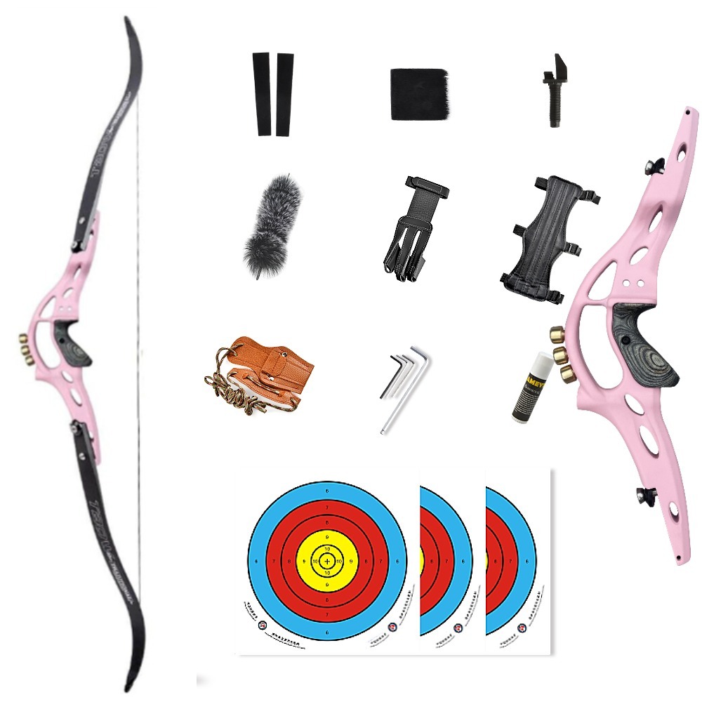 TBOW ILF American Hunting Recurve Bow and Arrow Set Takedown 62"