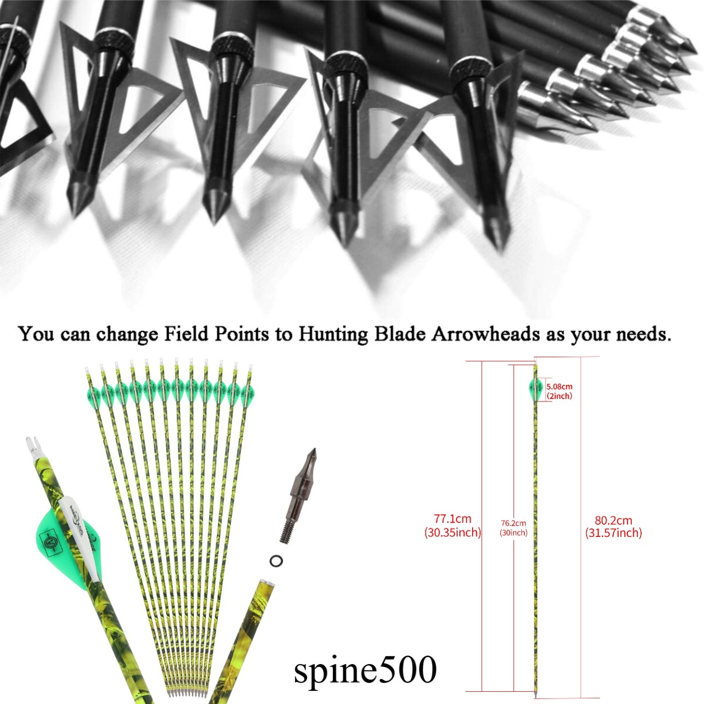 TBOW Complete ILF hunting Bow Set 62" Takedown Recurve 25-60lbs