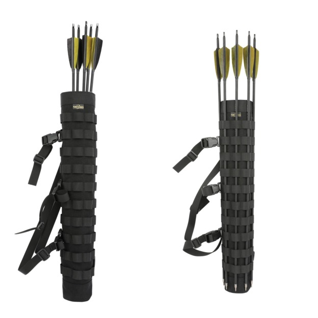 Recurve Bow Back Quiver Adjustable Hunting Arrow Holder