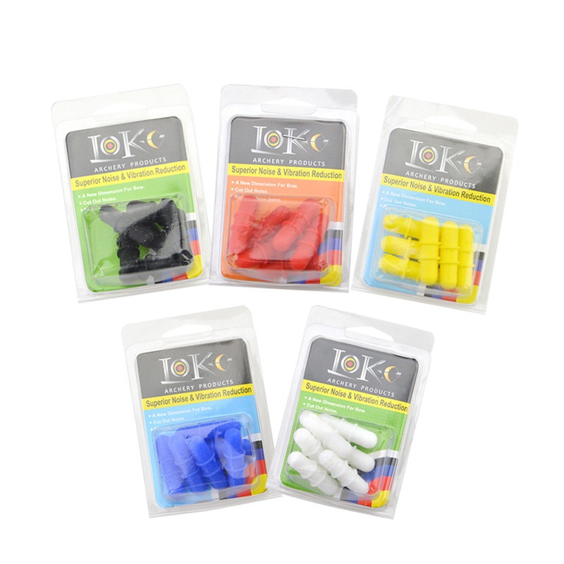 Rubber Compound Bow Stabilizer 6pc Set