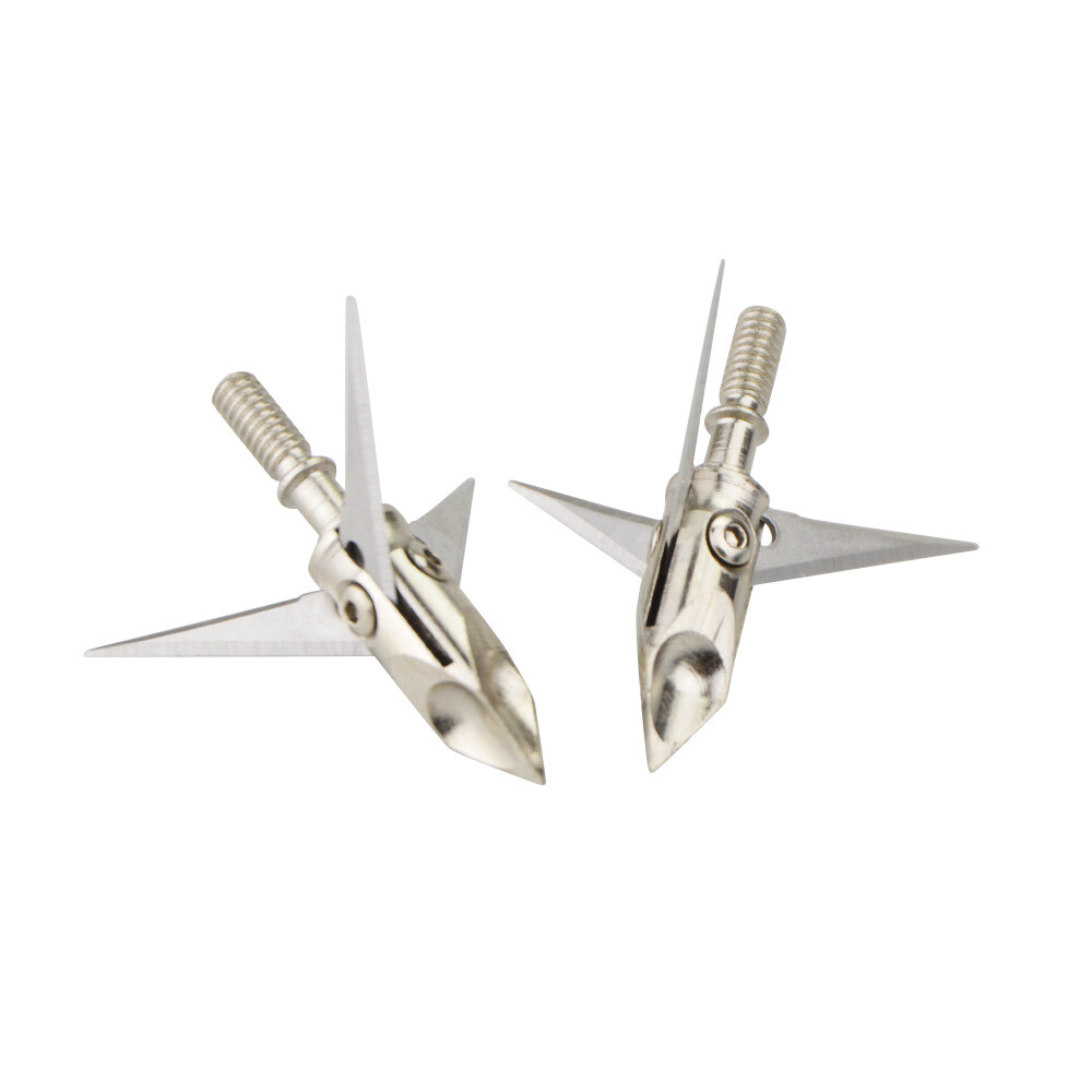 100 Grain 3-Blade Broadheads Archery Hunting Arrowheads