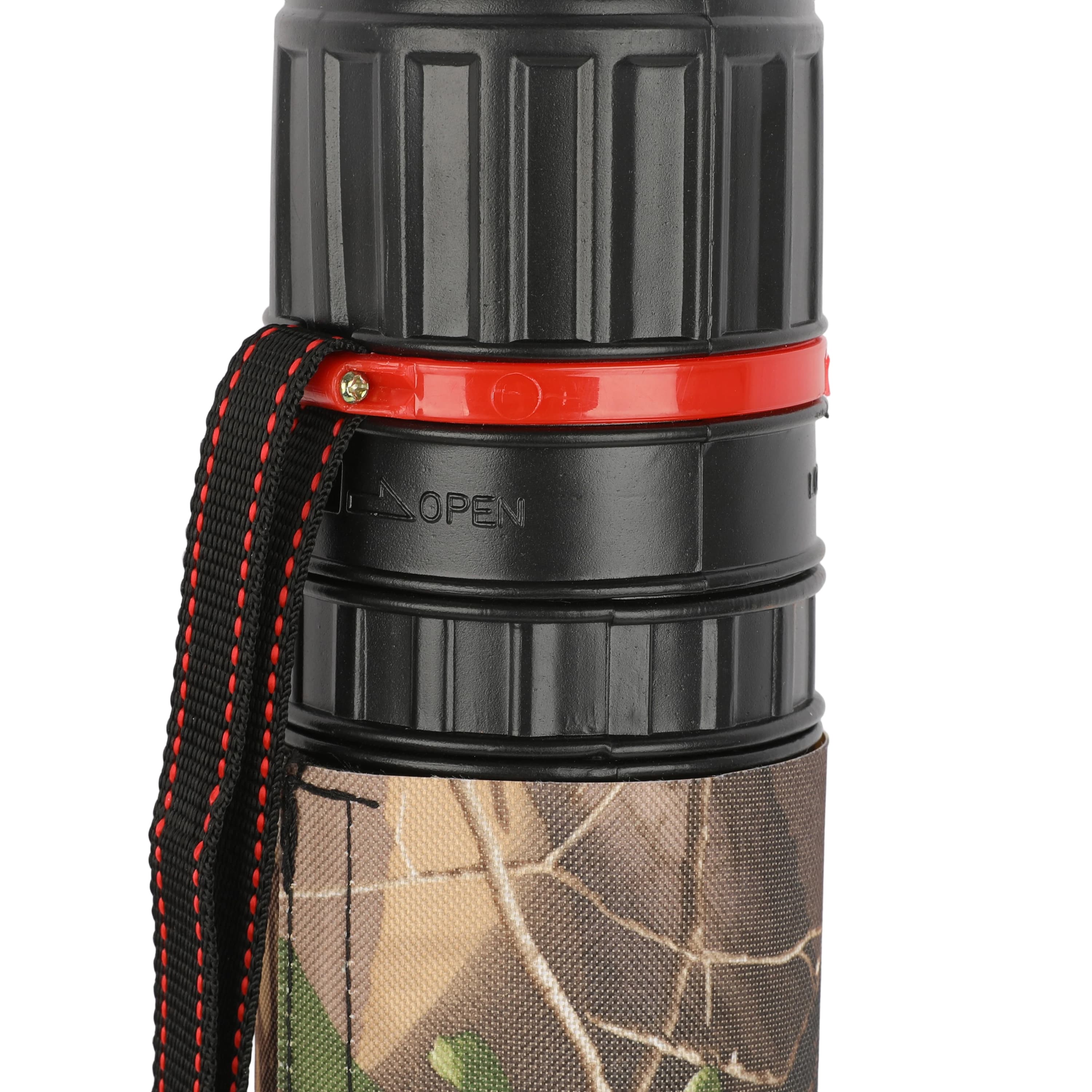 Archery Arrow Tube Quiver 63–105cm Adjustable Back Bag