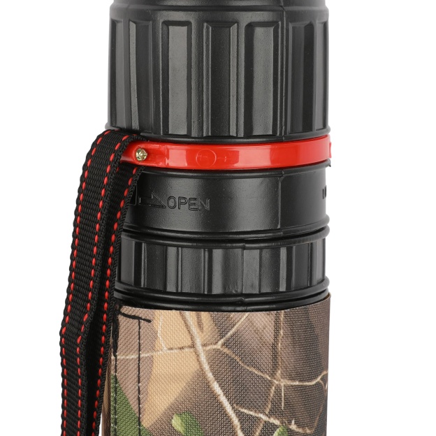 Archery Arrow Tube Quiver 63–105cm Adjustable Back Bag