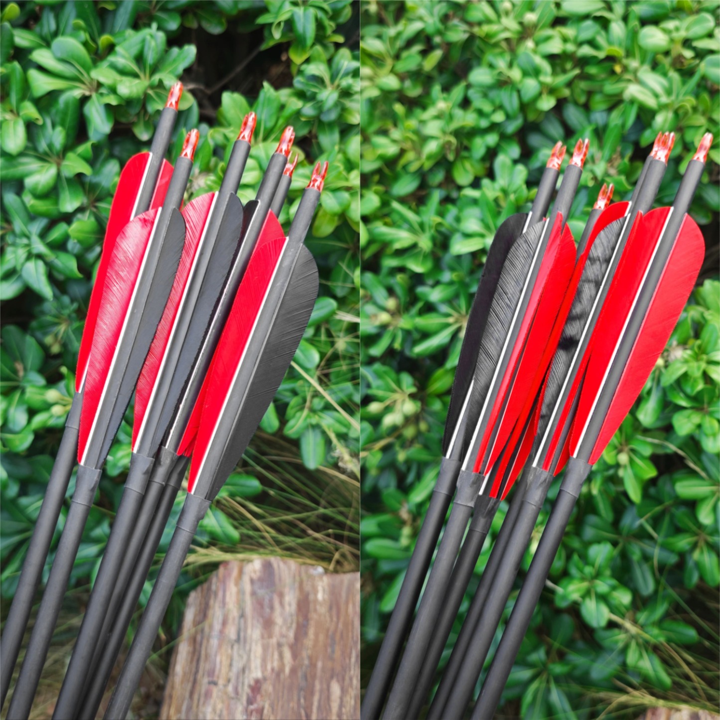  35" Carbon Arrows 500-Spine with Turkey Feathers Hunting