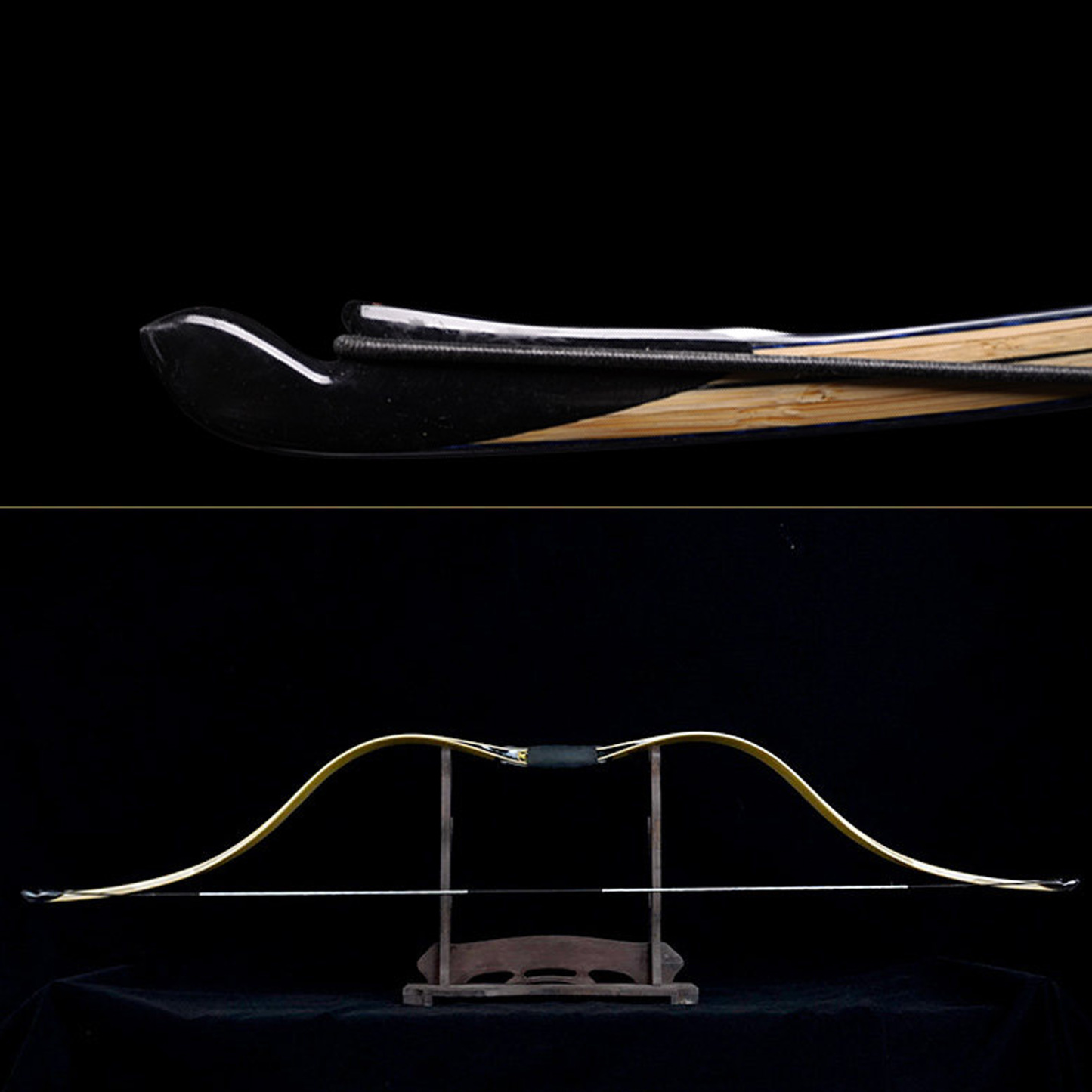 AF ZhuRan Archery Bow Traditional Laminated 65" 20-50lbs