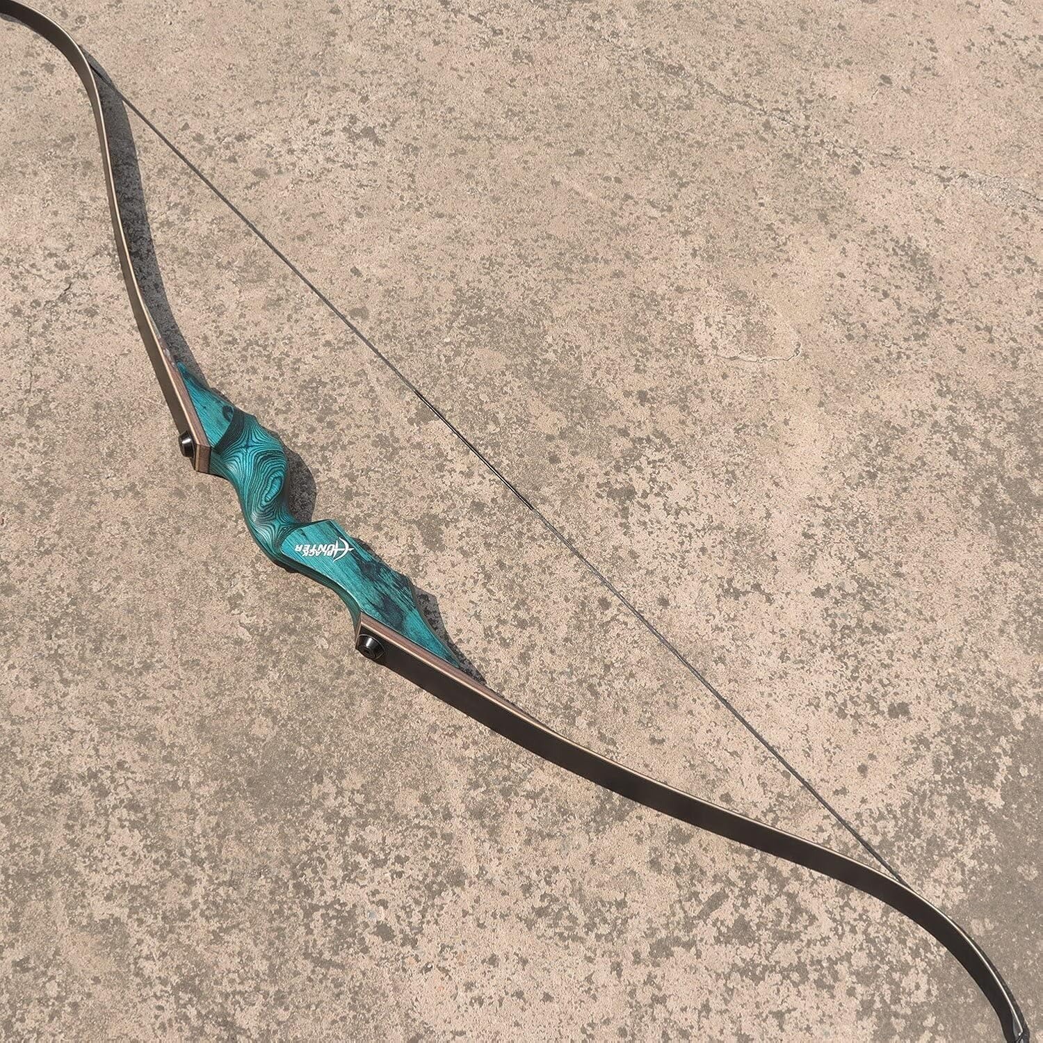 BLACK HUNTER Takedown Recurve Bow Hunting Adults Archery Set 60"