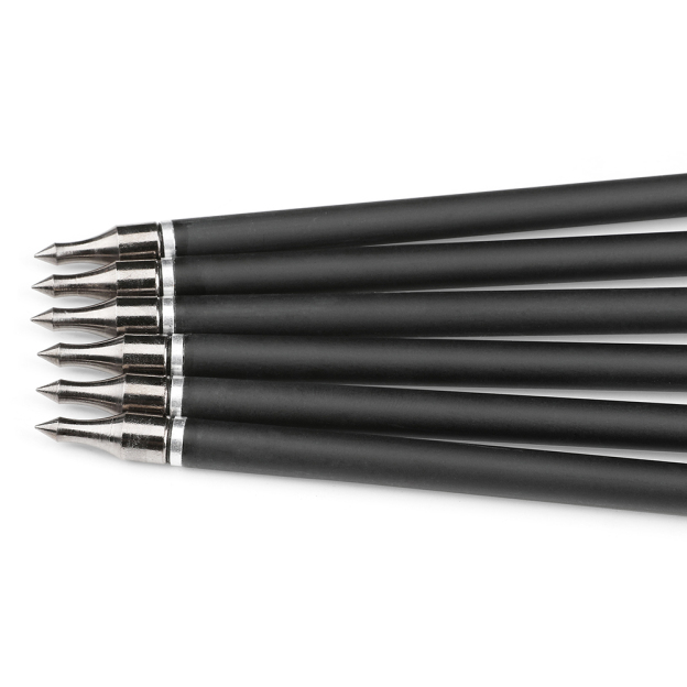 30 in Carbon Arrows 12pcs 500 Spine Mixed 4-Feather Archery Set