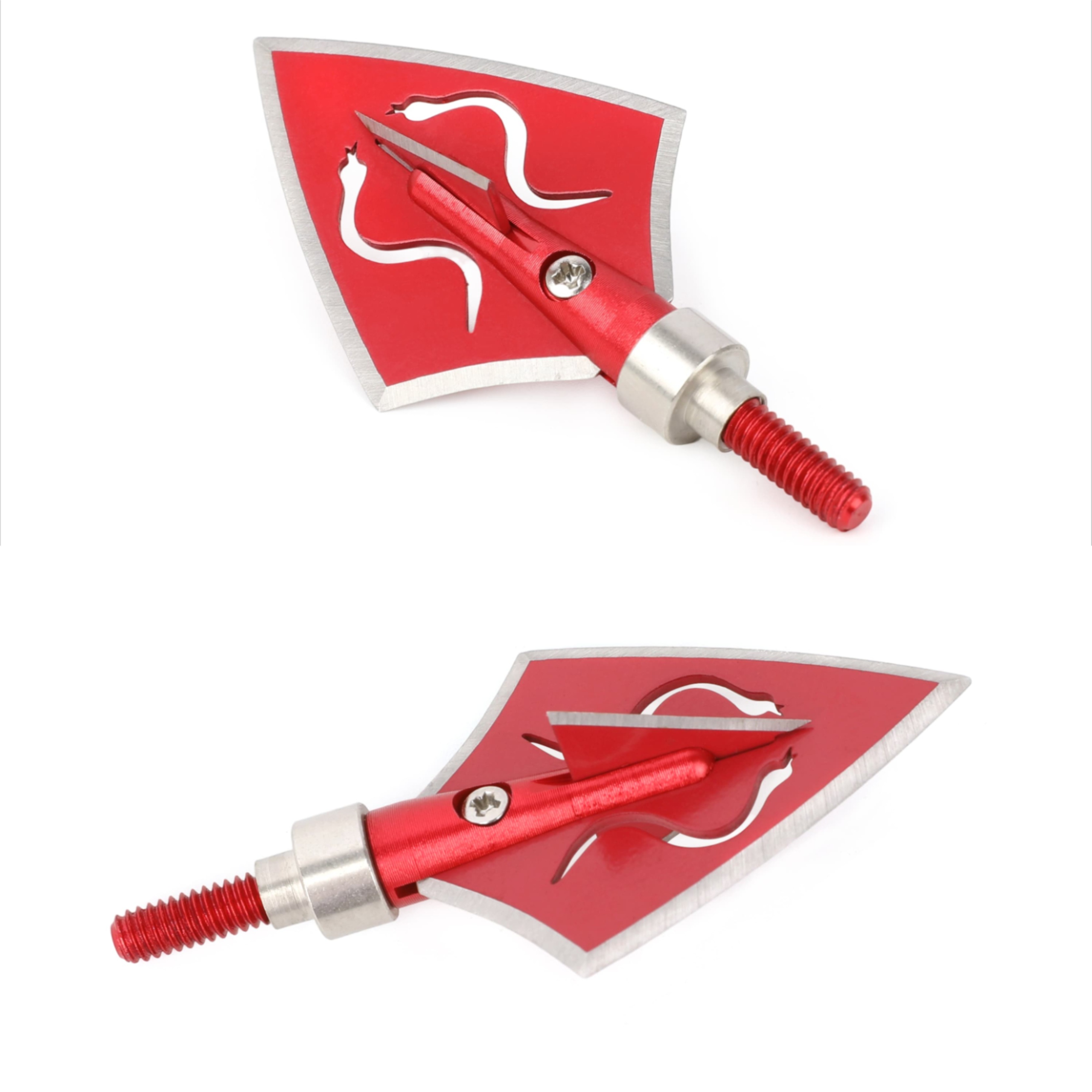 Blade Broadheads 128 Grain Stainless Steel Hunting Points