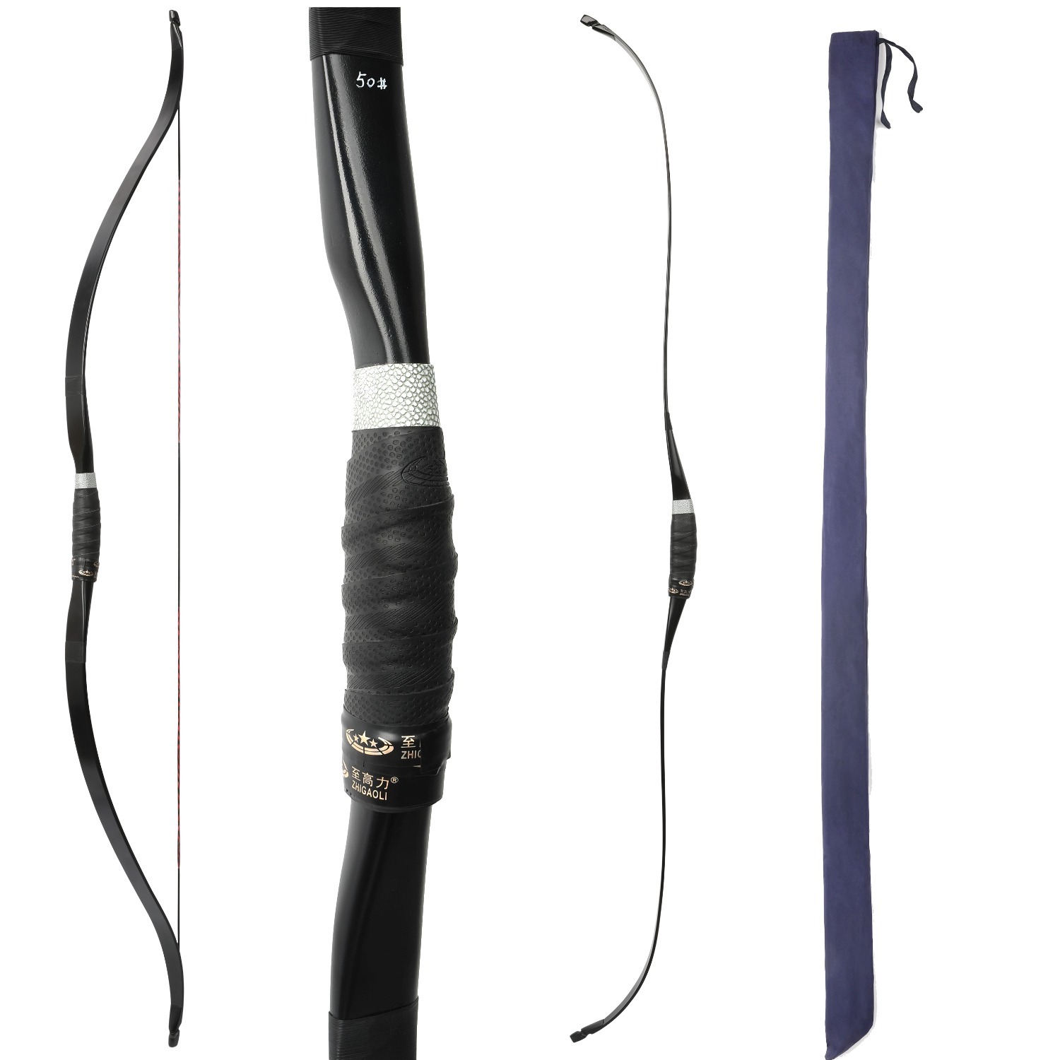 Archery Traditional Bow – 30-50lbs, LH & RH