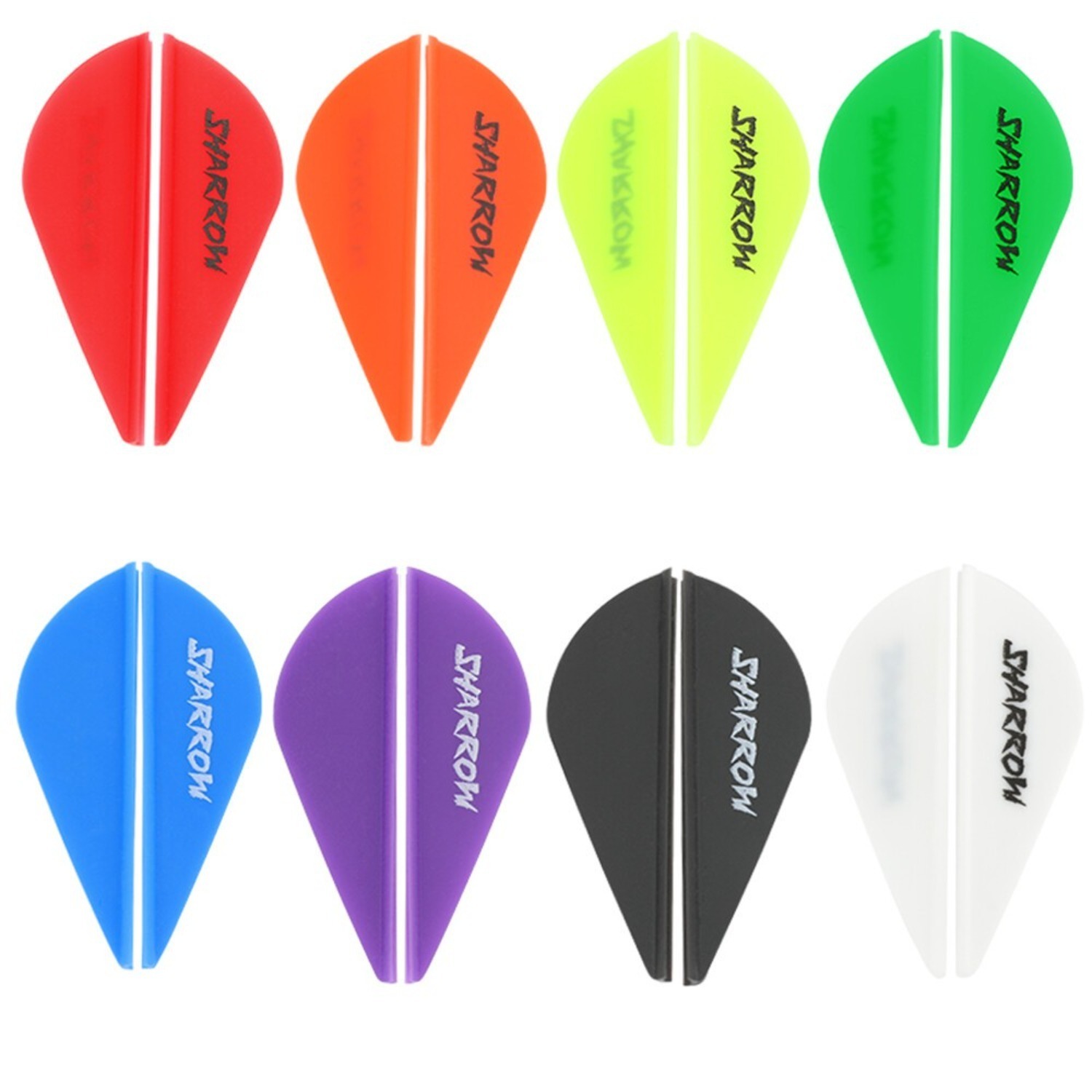 2" Archery Arrow Vanes Precision TPU Fletching Aerodynamic Design