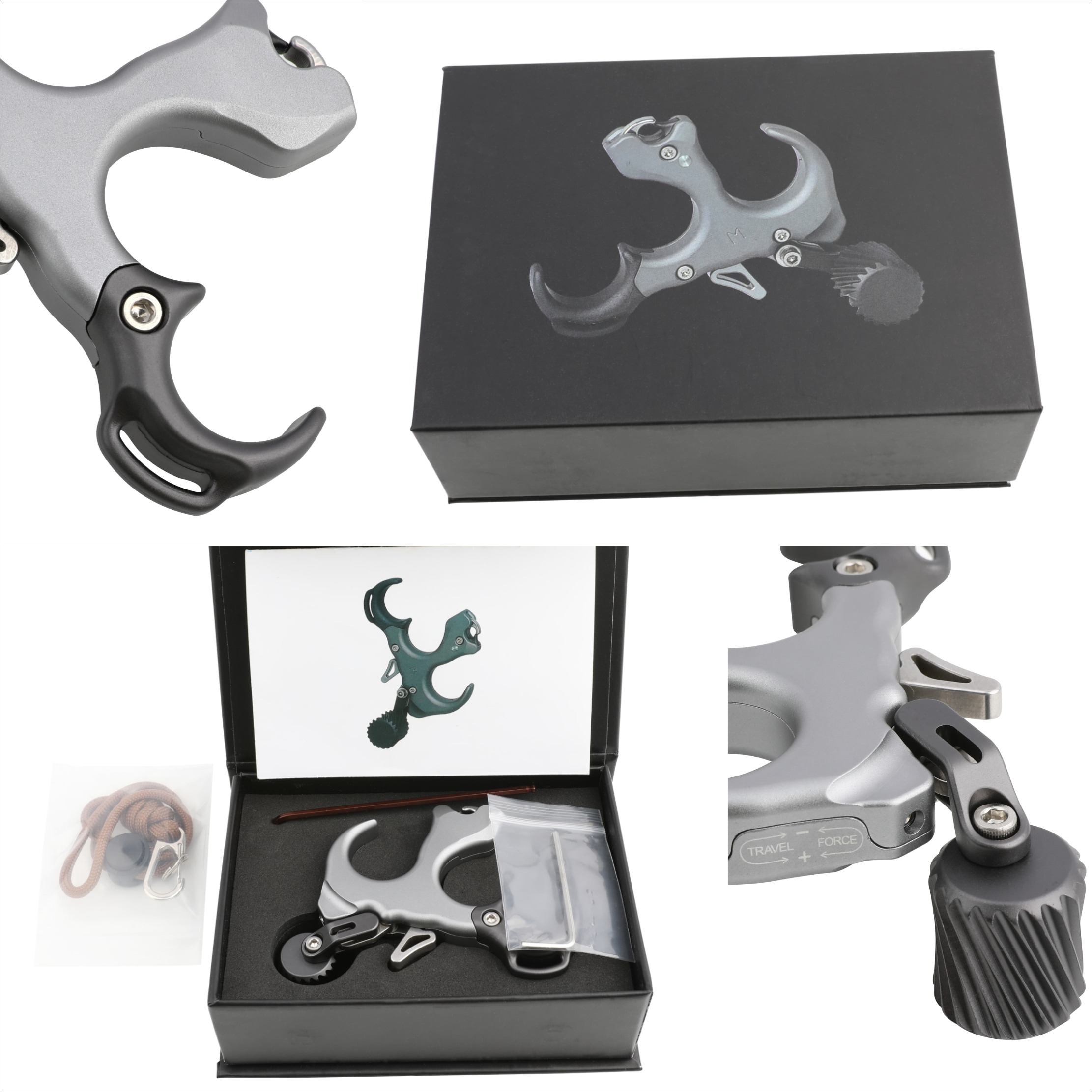 UV Compound Bow Release Aid Adjustable for Precision Shooting