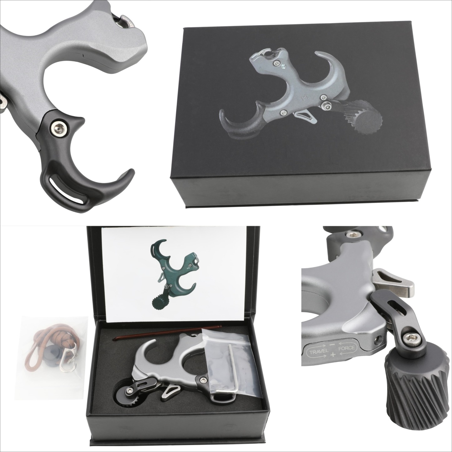 UV Compound Bow Release Aid Adjustable for Precision Shooting