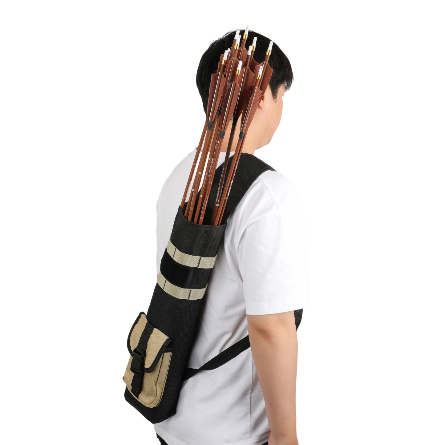Traditional Back Quiver for Archery Hunting