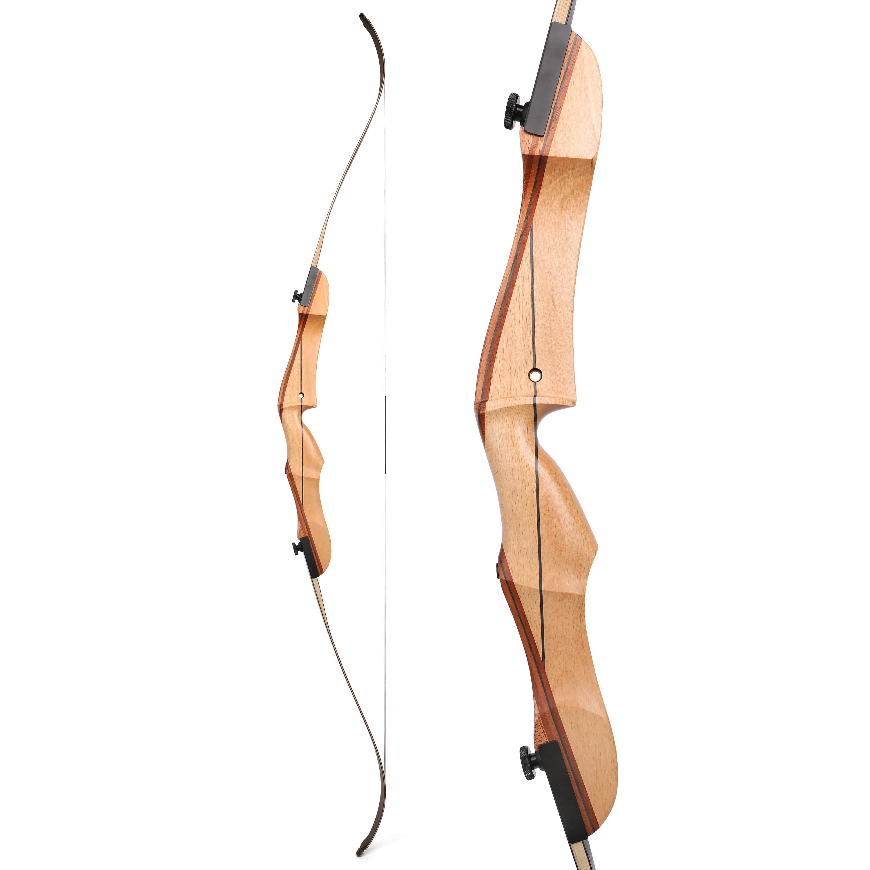 Takedown Recurve Bow 66" 14-24lbs for Target Hunting Practice