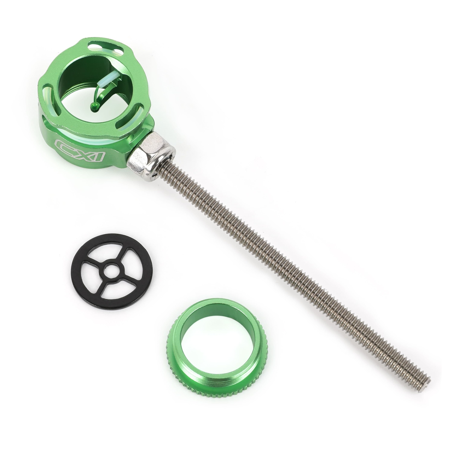 Recurve Bow Sight 0.019" Fiber Optic Pin Aluminum Alloy CNC