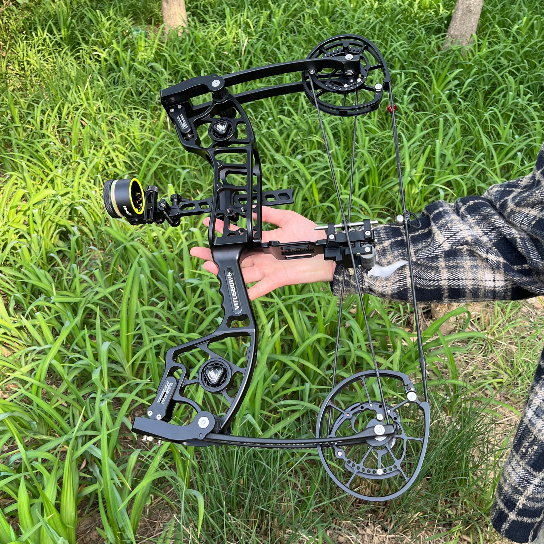 Dual-Use Compound Bow 30-80lbs Steel Ball & Arrow Shooting