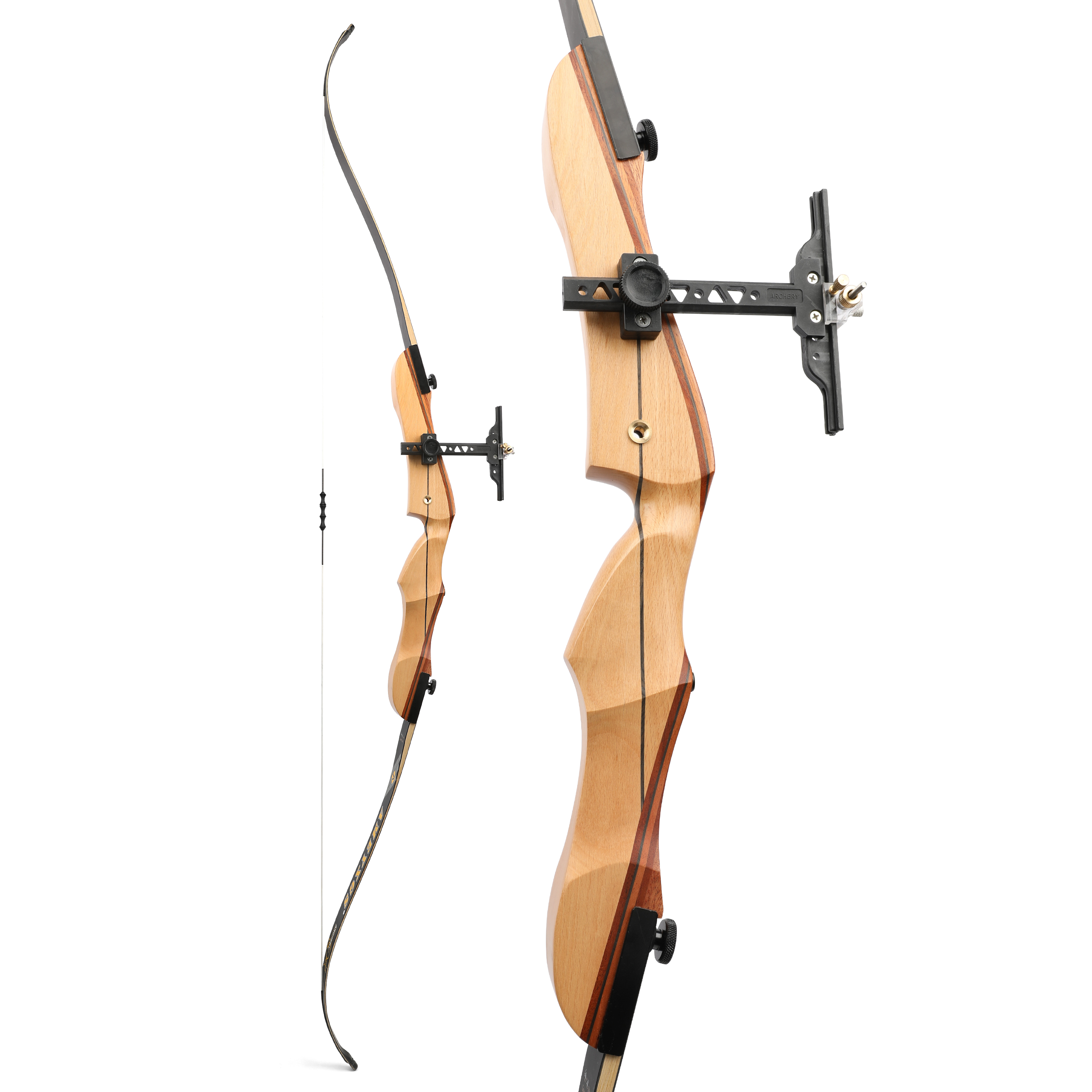 Takedown Recurve Bow 66" 68" 70" 14-40lbs for Target Hunting Practice