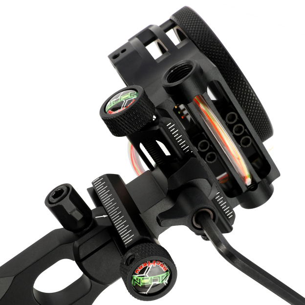 Alien 5-Pin Bow Sight, Short & Long Versions for Compound & Recurve