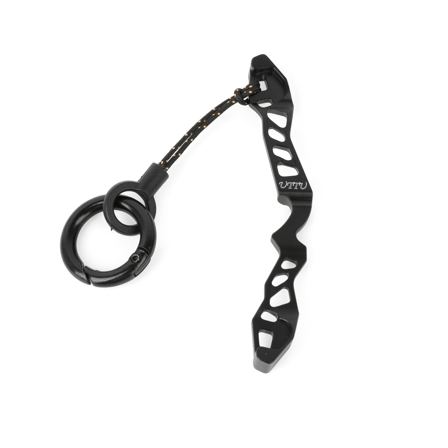 CNC Archery Keychain Miniature Recurve Bow Riser Design