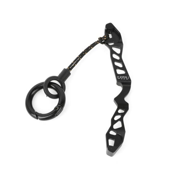 CNC Archery Keychain Miniature Recurve Bow Riser Design